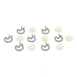 Load image into Gallery viewer, Hurst Shifter Bushings, Pit Pack - Nylon Bushings 3320001 - Back View