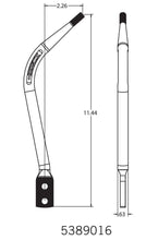 Load image into Gallery viewer, Hurst Shifter Stick - Round Bar - Chrome 5389016 - Back View