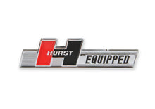 Load image into Gallery viewer, HurstChrome plated ABS plastic with red and black logo.1361000 - Main Product View