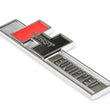 Load image into Gallery viewer, HurstChrome plated ABS plastic with red and black logo.1361000 - Back View