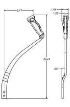 Load image into Gallery viewer, HurstFits 1968-1970 Mopar B-bodies Without a Center Console5388585 - Installation Diagram