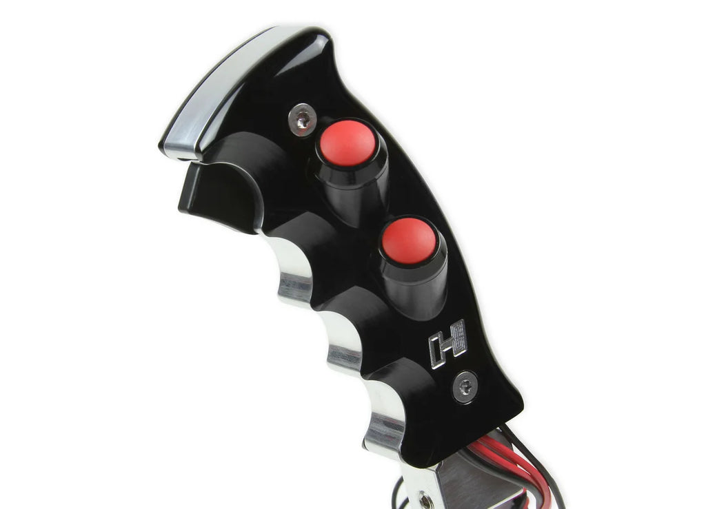 HurstFits Hurst 4-Spd Quarter Stick and All Billet/Plus Auto Shift Handles -Black1539004 - Side View
