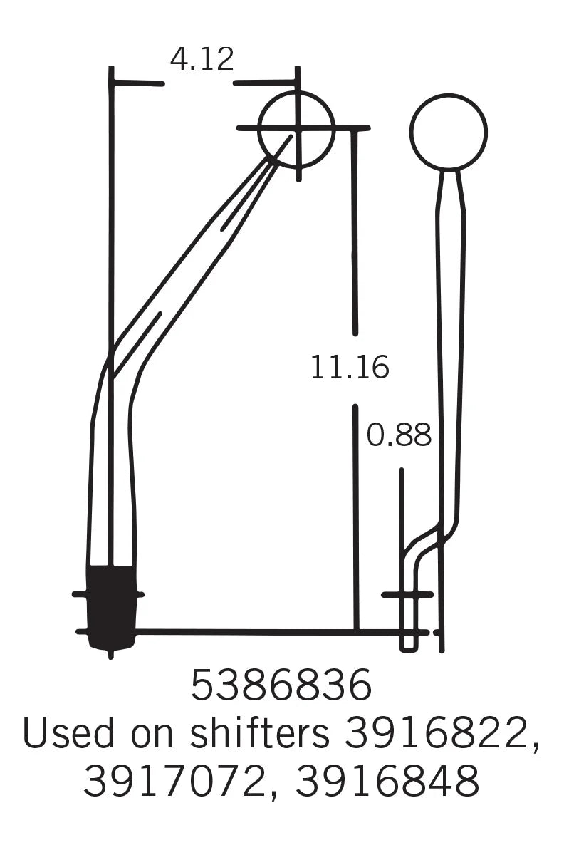 HurstFits Many Ford and GM passenger cars (See applications below)3916848 - Installation Diagram