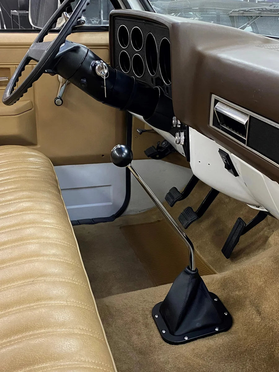 HurstFits Shifters with 3/8-in Holes on 7/8-in Spacing - 12.5-in Tall - 6.5-in Offset53850HST - Side View
