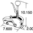 Load image into Gallery viewer, HurstGM Powerglide transmission Fwd/Rev Pattern.3160001 - Installation Diagram