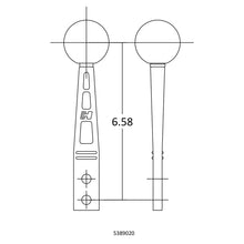 Load image into Gallery viewer, HurstHurst Billet/Plus Shifter Stick - Black/Machined5389020 - Side View