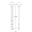 Load image into Gallery viewer, HurstHurst Billet/Plus Shifter Stick - Black/Machined5389022 - Detail View