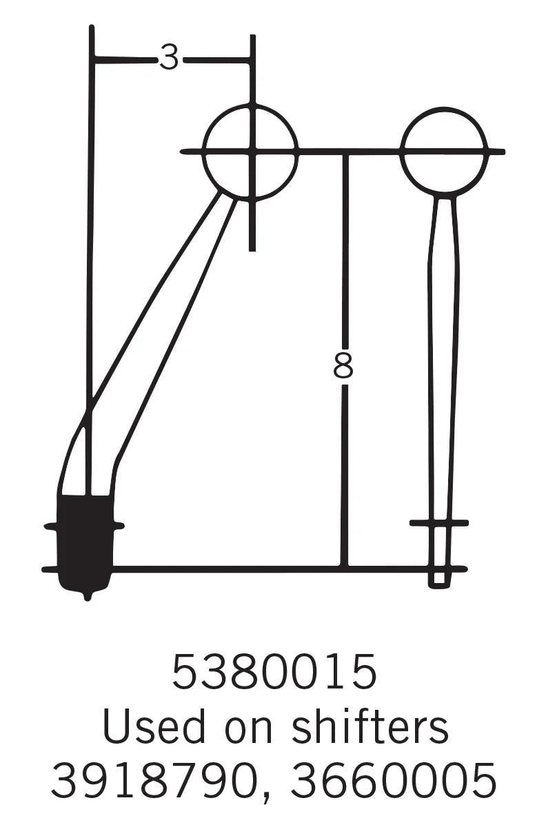 HurstHurst Competition/Plus Shifter Stick - Chrome5380015 - Installation Diagram