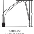 Load image into Gallery viewer, HurstHurst Competition/Plus Shifter Stick - Chrome5388022 - Installation Diagram
