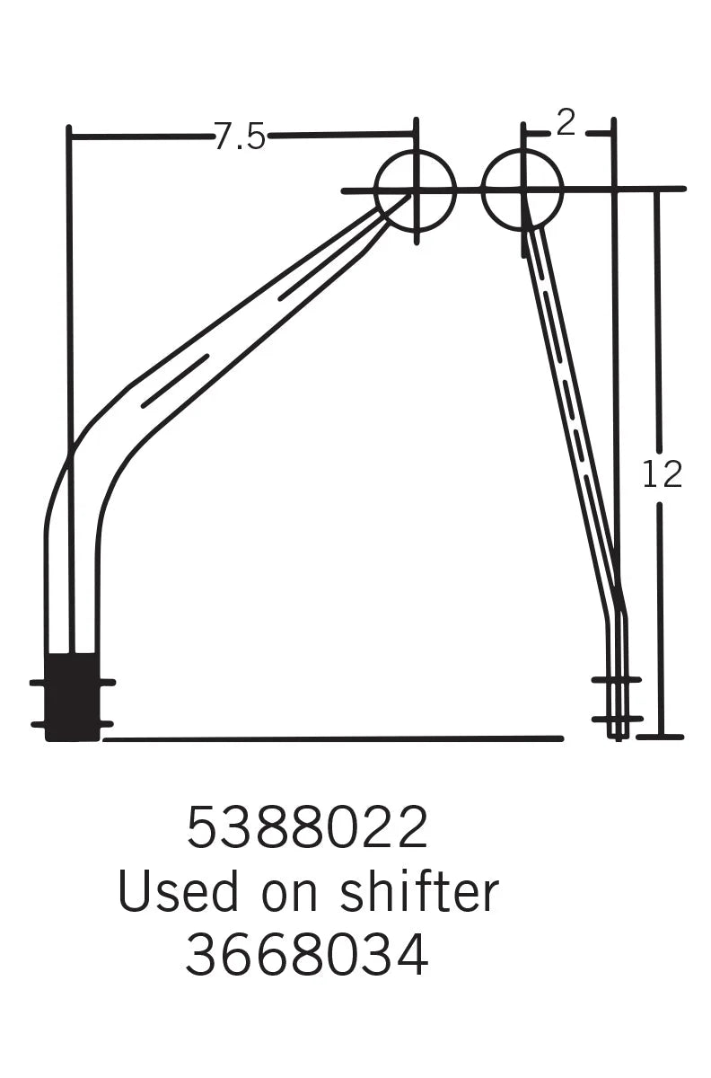HurstHurst Competition/Plus Shifter Stick - Chrome5388022 - Installation Diagram
