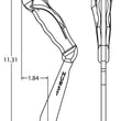 Load image into Gallery viewer, HurstHurst Pistol Grip Shifter Stick for Mopar B &amp; E Bodies - Wood Grain5388575 - Installation Diagram