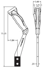 Load image into Gallery viewer, HurstHurst Pistol Grip Shifter Stick for Mopar B &amp; E Bodies - Wood Grain5388575 - Installation Diagram
