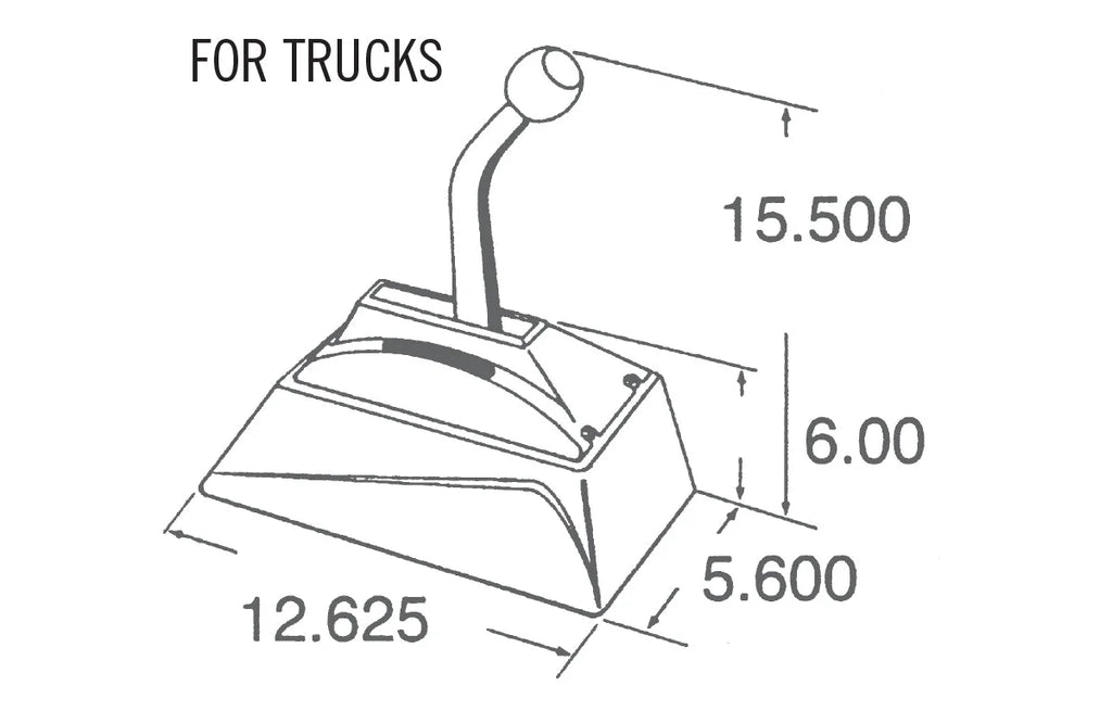 HurstHurst Pro-Matic 2 Ratchet Shifter - Truck3838510 - Installation Diagram
