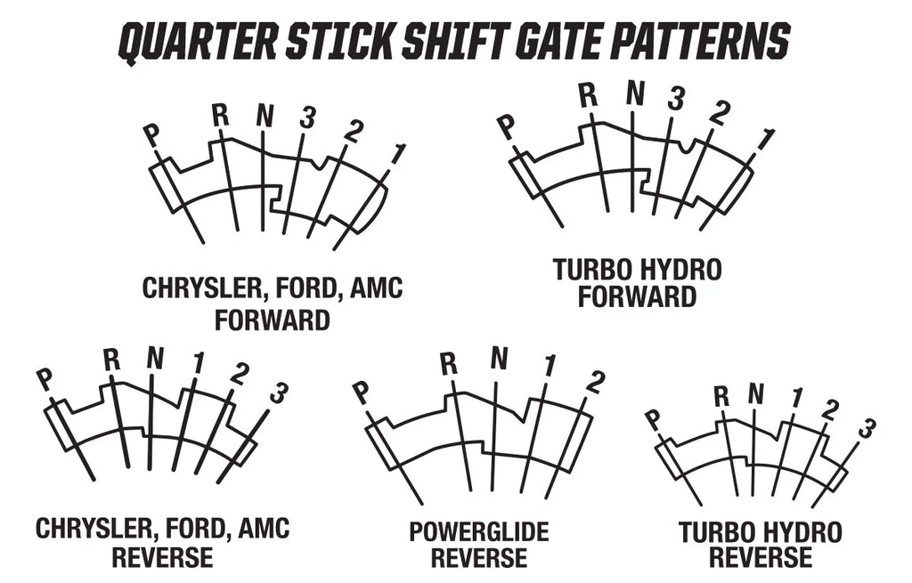 HurstHurst Quarter Stick Pistol-Grip Race Shifter3162014 - Installation Diagram