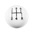 Load image into Gallery viewer, HurstHurst Shift Knob - 5-Speed Pattern - White1630008 - Side View
