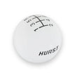 Load image into Gallery viewer, HurstHurst Shift Knob - 6 Speed - White1630040 - Back View