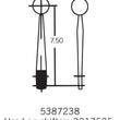 Load image into Gallery viewer, HurstHurst Street Super Shifter 4-Speed Shifter - Ford/GM3917535 - Installation Diagram