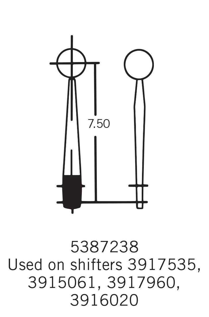 HurstHurst Street Super Shifter 4-Speed Shifter - Ford/GM3917535 - Installation Diagram