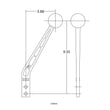 Load image into Gallery viewer, HurstMachined 7075 Billet Aluminum - 10.00-in Tall - 3.88-in Setback5389025 - Additional View 6