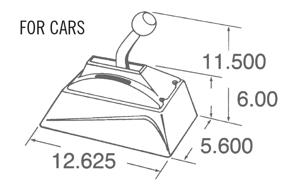 HurstUniversal 3 & 4-speed Automatic Ratchet Shifter.3838530 - Installation Diagram