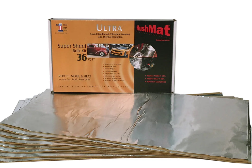 Hushmat Super Bulk Kit  Contains (9) 18in x 32in Silver 10801