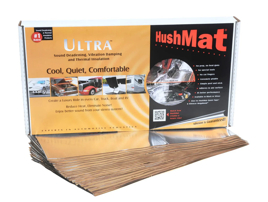 Hushmat Ultra Floor/Dash Kit- 20 pc 12in.x23in. Silver 10401