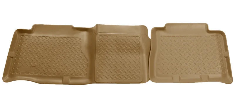 Husky Liners 02-06 Cadillac Escalade/GMC Yukon/Denali Classic Style 2nd Row Tan Floor Liners - Main Product View