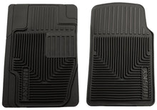 Load image into Gallery viewer, Husky Liners 03-06 Infiniti G35/05-07 Subaru WRX/01-04 Lexus IS300 Heavy Duty Black Front Floor Mats - Main Product View