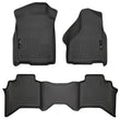 Load image into Gallery viewer, Husky Liners 03-08 Dodge Ram 1500/2500/3500 Quad Cab WeatherBeater Combo Black Floor Liners - Main Product View