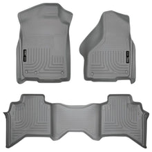 Load image into Gallery viewer, Husky Liners 03-08 Dodge Ram 1500/2500/3500 Quad Cab WeatherBeater Combo Gray Floor Liners - Main Product View