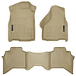 Load image into Gallery viewer, Husky Liners 03-08 Dodge Ram 1500/2500/3500 Quad Cab WeatherBeater Combo Tan Floor Liners - Main Product View