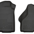 Load image into Gallery viewer, Husky Liners 03-12 Dodge Ram 1500/2500/3500 Series Regular/Quad Cab WeatherBeater Black Floor Liners - Main Product View