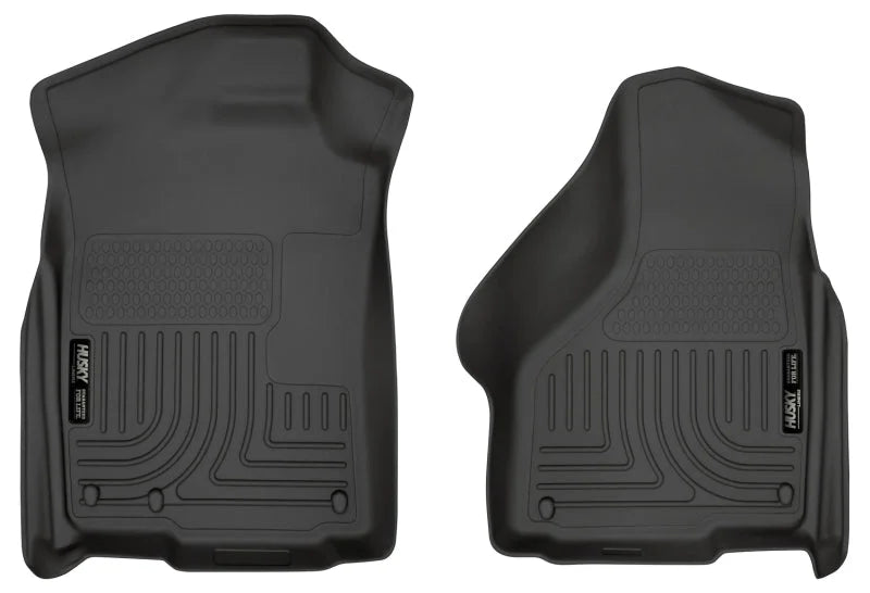 Husky Liners 03-12 Dodge Ram 1500/2500/3500 Series Regular/Quad Cab WeatherBeater Black Floor Liners - Main Product View