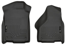 Load image into Gallery viewer, Husky Liners 03-12 Dodge Ram 1500/2500/3500 Series Regular/Quad Cab WeatherBeater Black Floor Liners - Main Product View