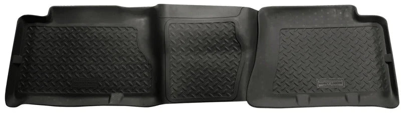 Husky Liners 04-06 Chevrolet Silverado/GMC Sierra HD Classic Style 2nd Row Black Floor Liners - Main Product View