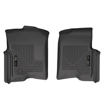 Load image into Gallery viewer, Husky Liners 04-08 Ford f-150 SuperCrew Cab WeatherBeater Front Floor Liner (Black) - Main Product View