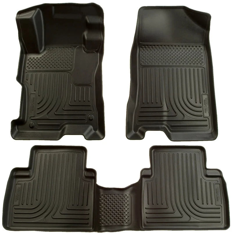 Husky Liners 04-09 Toyota Prius WeatherBeater Combo Black Floor Liners - Main Product View