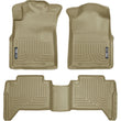 Load image into Gallery viewer, Husky Liners 05-13 Toyota Tacoma WeatherBeater Combo Tan Floor Liners - Main Product View