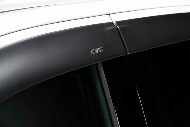 Husky Liners 05-15 Toyota Tacoma CC/DC Ventvisor Low Profile 4pc - Matte Black - Installation View