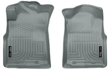 Load image into Gallery viewer, Husky Liners 05-15 Toyota Tacoma Crew/Extended/Standard Cab WeatherBeater Front Grey Floor Liners - Main Product View