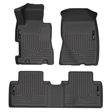 Load image into Gallery viewer, Husky Liners 06-11 Honda Civic (4DR) WeatherBeater Combo Black Floor Liners - Main Product View