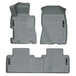Load image into Gallery viewer, Husky Liners 06-11 Honda Civic (4DR) WeatherBeater Combo Gray Floor Liners - Main Product View