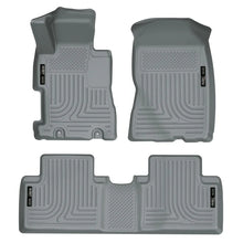 Load image into Gallery viewer, Husky Liners 06-11 Honda Civic (4DR) WeatherBeater Combo Gray Floor Liners - Main Product View