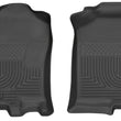 Load image into Gallery viewer, Husky Liners 07-10 Ford Expedition / Lincoln Navigator WeatherBeater Black Front Floor Liners - Main Product View