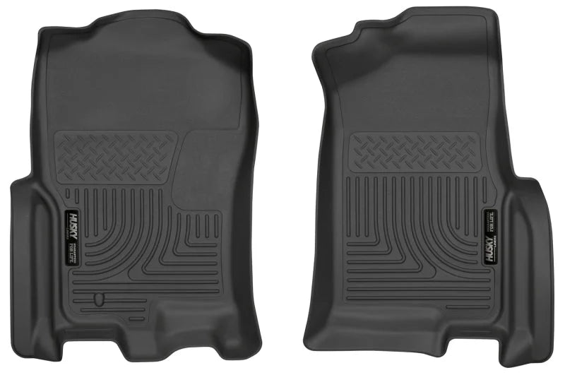 Husky Liners 07-10 Ford Expedition / Lincoln Navigator WeatherBeater Black Front Floor Liners - Main Product View