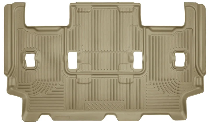 Husky Liners 07-10 Ford Expedition/Lincoln Navigator WeatherBeater 3rd Row Tan Floor Liner - Main Product View