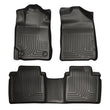 Load image into Gallery viewer, Husky Liners 07-11 Toyota Camry (All) WeatherBeater Combo Black Floor Liners (One Piece for 2nd Row) - Main Product View