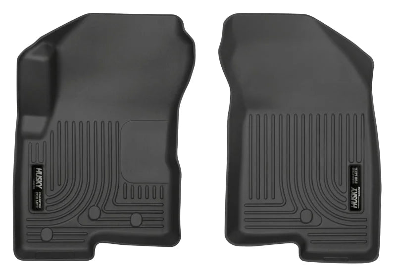 Husky Liners 07-12 Dodge Caliber / 07-12 Jeep Compass WeatherBeater Front Row Black Floor Liners - Main Product View