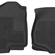 Load image into Gallery viewer, Husky Liners 07-12 GM Silverado/Tahoe/Suburban/Escalade X-Act Contour Black Floor Liners - Main Product View