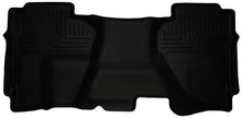 Load image into Gallery viewer, Husky Liners 07-13 Chevrolet Silverado 1500 Ext Cab WeatherBeater Black 2nd Seat Floor Liners - Main Product View